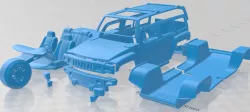 Hummer H3 2010 Printable Car