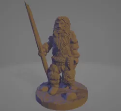 Ice Age Elder With Super Long Beard