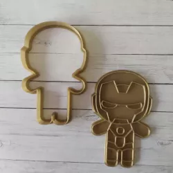 Iron man cartoon cookie cutter