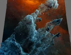 James Webb Pillar of creation picture 3D software analysis