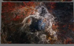 James Webb Tarantula nebula picture 3D software analysis