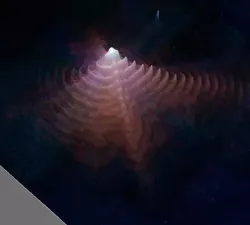 James Webb Wolf-Rayet 140 picture 3D software analysis