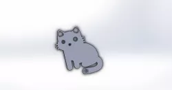 Key holder cat