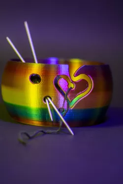 Knitting Bowl Heart