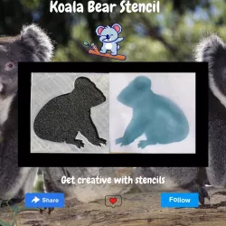 Koala Bear Stencil