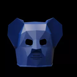 koala mask helmet _ Lowpply stl