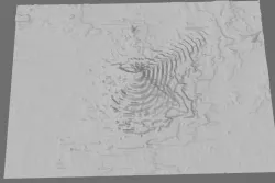 Low resolution Wolf-rayet 140 James Webb deep sky object 3D software analysis