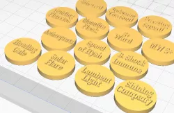 Lumaneth Realm Lords (LRL) Buff and Spell Tokens/Markers for Age of Sygmar AOS 3.0