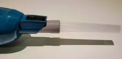 Makita vacuum to straw tubes dust brush adapter