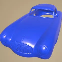 Mercedes Benz SL class 1952 printable car body