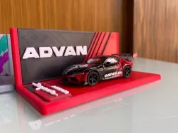 Mini GT Advan HKS Toyota GR Supra Display Base