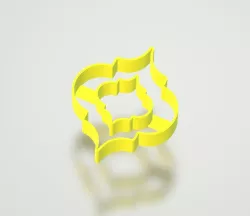 Moroccan + round clay cutters - Polymer clay tools - 3d printed polymer clay cutters