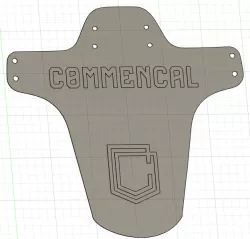 Mudguard VTT COMMENCAL