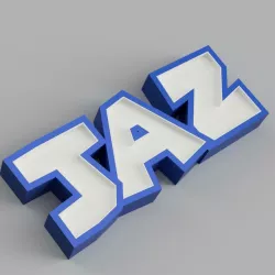 NAMELED JAZ (FONT SUPER MARIO) - LED LAMP WITH NAME