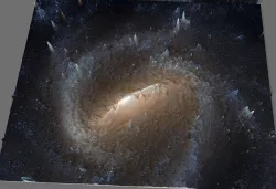 NGC 1073 Hubble deep sky object 3D software analysis