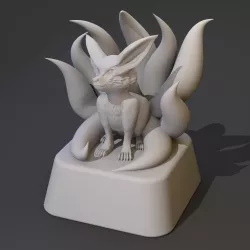 Ninetails Keycap - Naruto - DIGITAL FILES FOR 3D PRINTING - KEYCAP FOR MECHANICAL KEYBOARD
