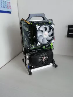 Open PC stand. Custom case.