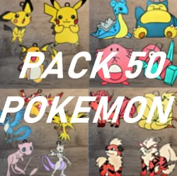 Pack of 50 Pokémon Ornaments