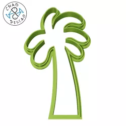Palm Tree  - Cookie Cutter - Fondant - Polymer Clay