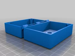 Parametric (F360) Hinged box with Magnetic Closure