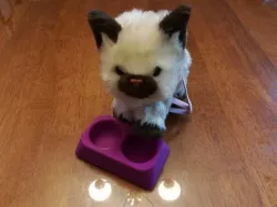 Pet dish for 18" doll pets