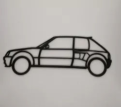 Peugeot 205 Turbo 16 design wall decoration