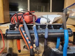 Pliers Rack for Lumber Workbench