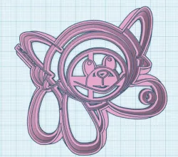 Pokemon: Stufful Cookie Cutter