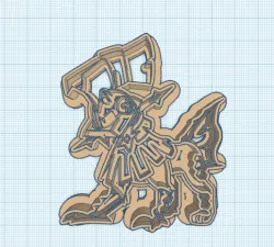 Pokemon: Type Null Cookie Cutter