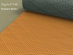 Polymer Clay Seamless Texture Roller | Art Deco 4 | Digital STL File