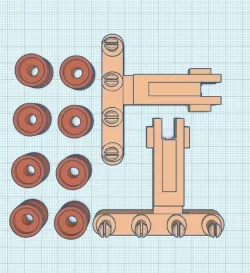Popy Voltes V Panzer Leg, Track, Wheels