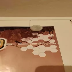 Poster holder hex shape