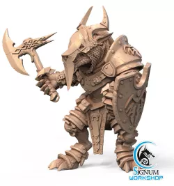Pre-supported 3D printable model of Roar Ironsides