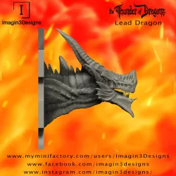 PRE-SUPPORTED Jas'inaxis -The Insane- The Lead Dragon