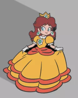 PRINCESS DAISY LED LAMP
