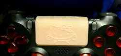 PS4 CONTROLLER BAD HELLO KITTY TOUCHPAD BANKZY DESIGNS