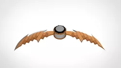 Pumpkin Bomb with Razors 3D print model