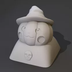 Pumpkin Keycap - DIGITAL FILES FOR 3D PRINTING - KEYCAP FOR MECHANICAL KEYBOARD