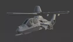 RAH-66 Comanche for 10 mm/15 mm wargames
