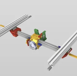 Rail MGN 12 sur XY Hypercube evolution