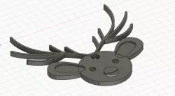 Reindeer key ring