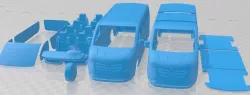 Renault Trafic SpaceClass LWB 2021 Printable Van