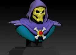 Retro SKELETOR bust