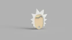 Rick Inspired Keychain