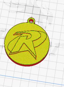 Robin keychain