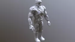 Rock Soldier TMNT 1987 TV series rigged and splitted