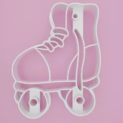 Roller skate cookie cutter