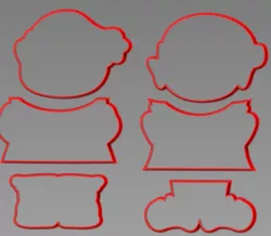 santa and elf armored cutter set