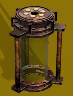 Sci-Fi Biohazard Container