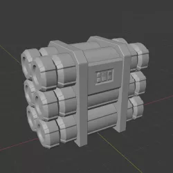 Sci-Fi Scatter Terrain - Canister Stacks (2 Sizes)